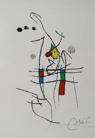 Água-Forte E Água-Tinta Miró - La Spirale 