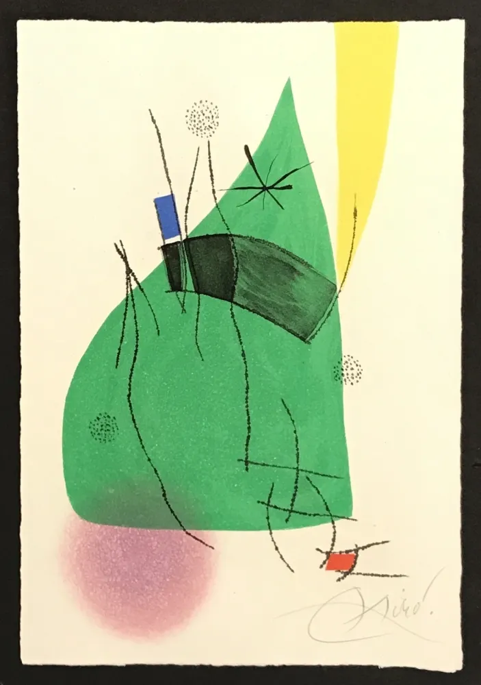 Gravura Miró - La Spirale 4