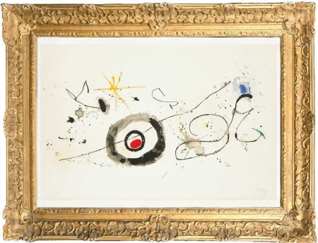 Litografia Miró - La traversée du miroir