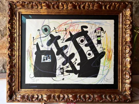 Sem Técnica Miró - Le lezard aux plumes d´or