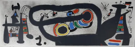 Litografia Miró - Le Lézard aux plumes d'or #5, 1971