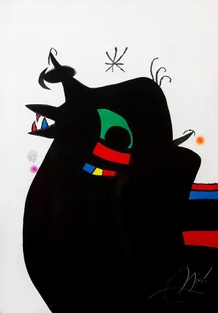Água-Forte E Água-Tinta Miró - Le Marechal des Logis (The Sergeant)