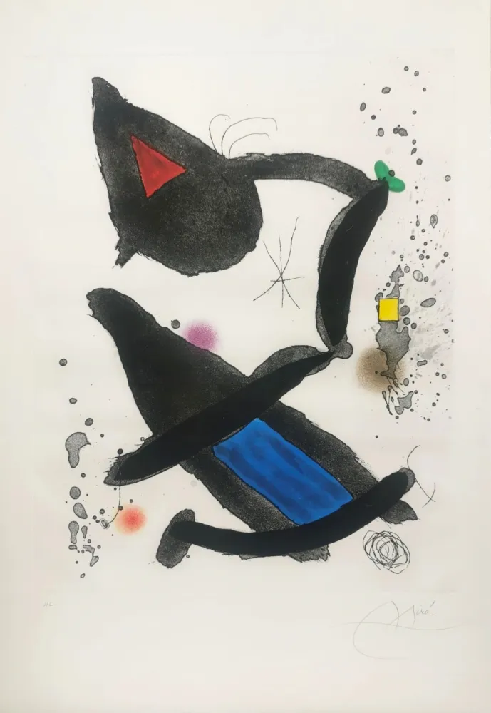 Água-Forte E Água-Tinta Miró - Le Roi David 