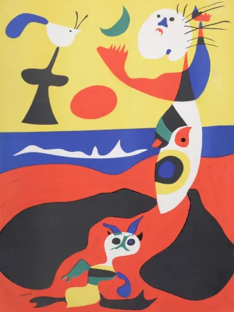 Litografia Miró - L’Eté, 1938