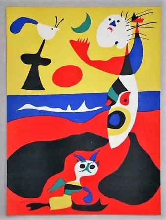 Estêncil Miró - L'été