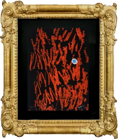 Gravura Miró - Liberté des Libertés (GRavure with drawing)