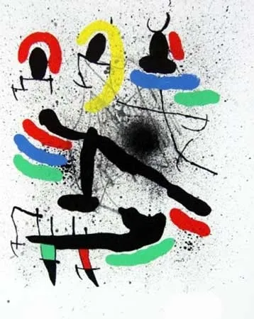 Litografia Miró - Liberté des libertés I