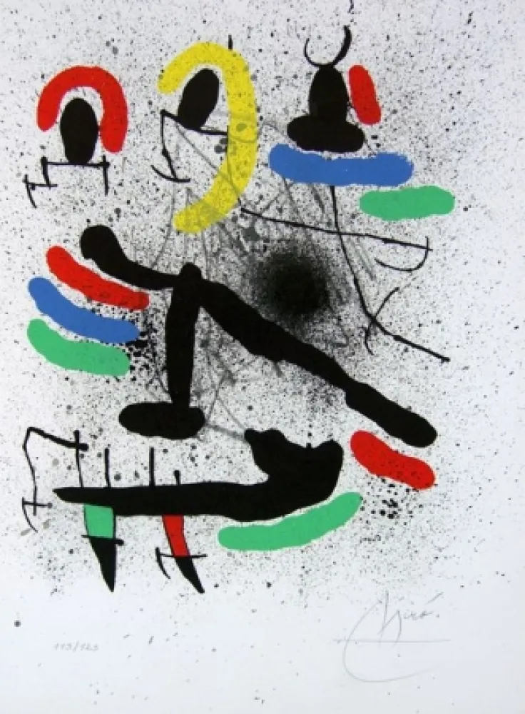 Litografia Miró - LIBERTÉ DES LIBERTÉS (Libro)