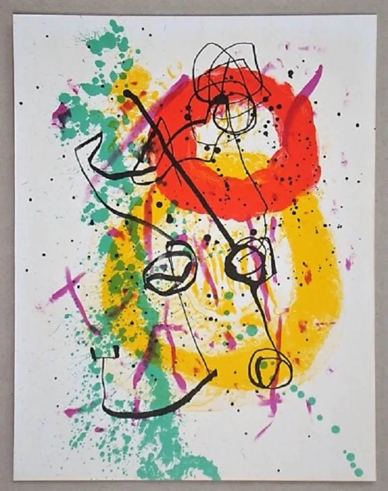 Litografia Miró - Lithographie pour XXe Siècle