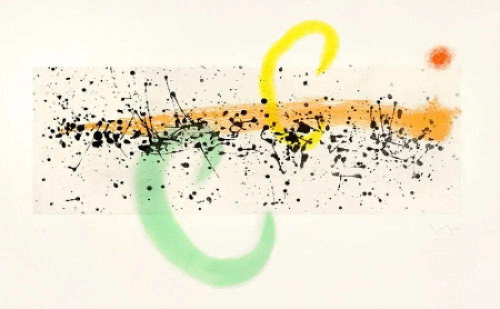 Água-Tinta Miró - Lune et Vent (Moon and Wind), 1963