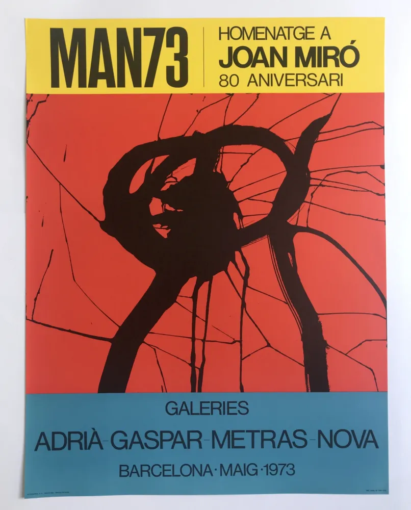 Cartaz Miró - Man 73