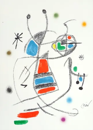 Litografia Miró - Maravillas