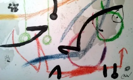 Litografia Miró - MARAVILLAS CON VARIACIONES ACROSTICAS
