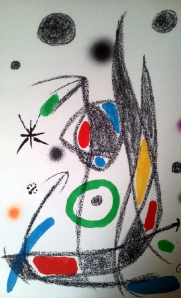 Litografia Miró - MARAVILLAS CON VARIACIONES ACROSTICAS