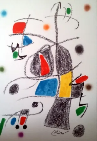 Litografia Miró - MARAVILLAS CON VARIACIONES ACROSTICAS