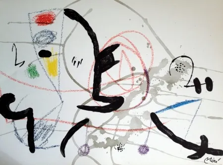 Litografia Miró - MARAVILLAS CON VARIACIONES ACROSTICAS