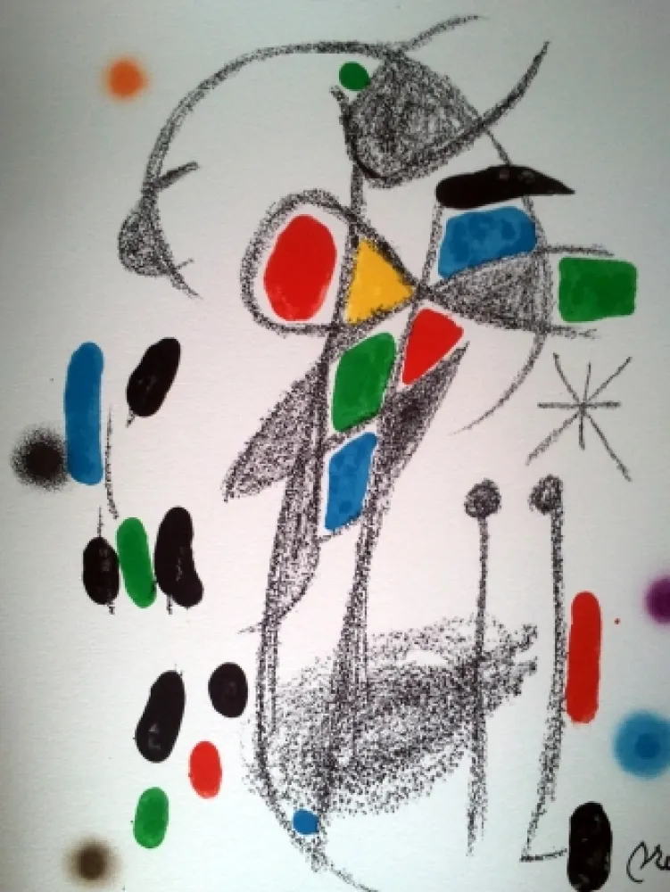 Litografia Miró - MARAVILLAS CON VARIACIONES ACROSTICAS