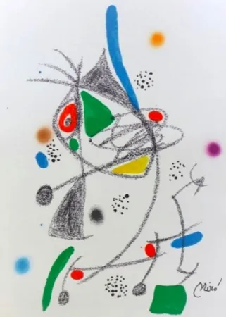 Litografia Miró - Maravillas con variaciones acrosticas 4