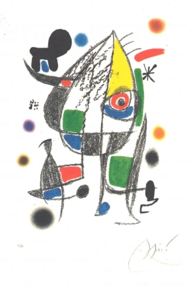 Litografia Miró - Maravillas Con Variaciones Acrósticas En El Jardín De Miró