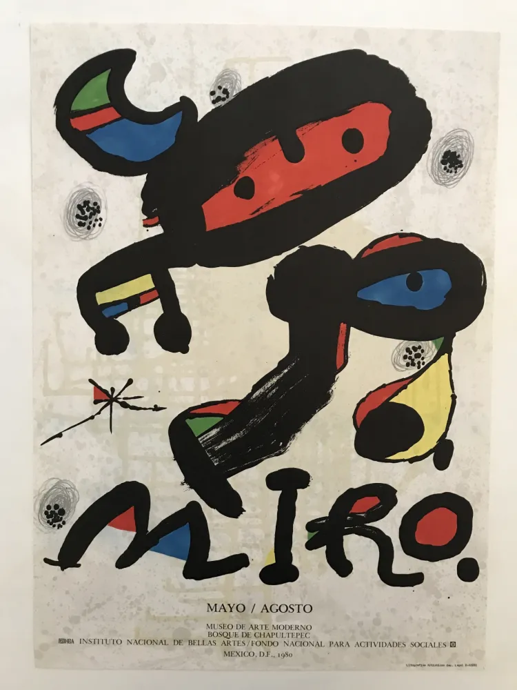Cartaz Miró - Mexico Museo de Arte Moderno