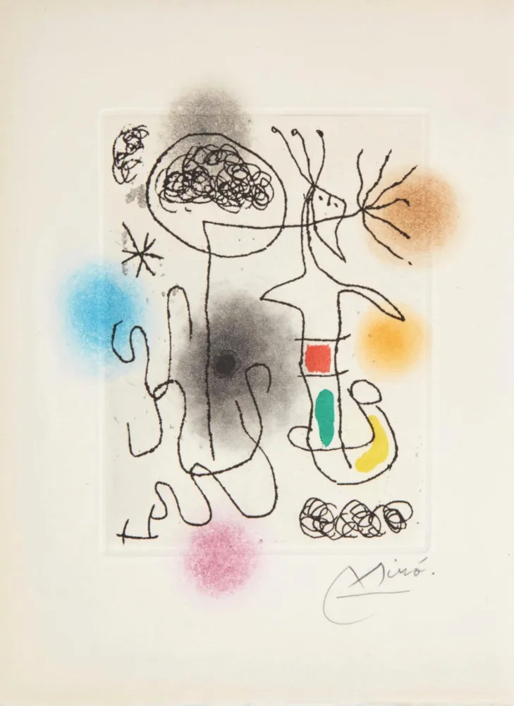 Água-Tinta Miró - Midi Le Trèfle Blanc