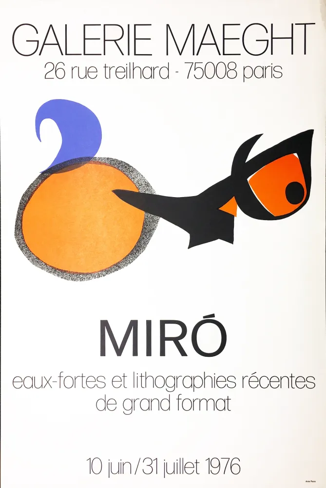 Cartaz Miró - 
