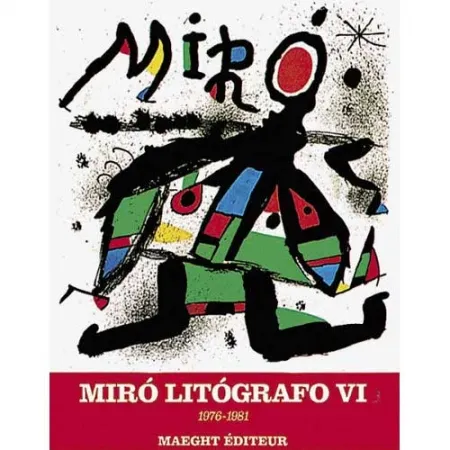 Livro Ilustrado Miró - MIRO LITHOGRAPH VI