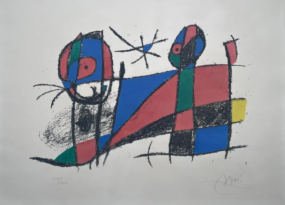 Litografia Miró - Miro Lithographe II 
