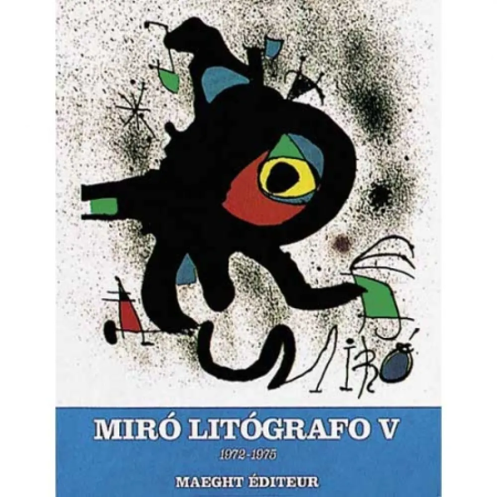 Livro Ilustrado Miró - Miró Lithographe V