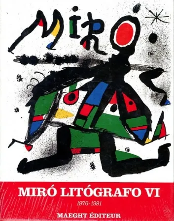 Livro Ilustrado Miró - MIRO LITHOGRAPHE VI 