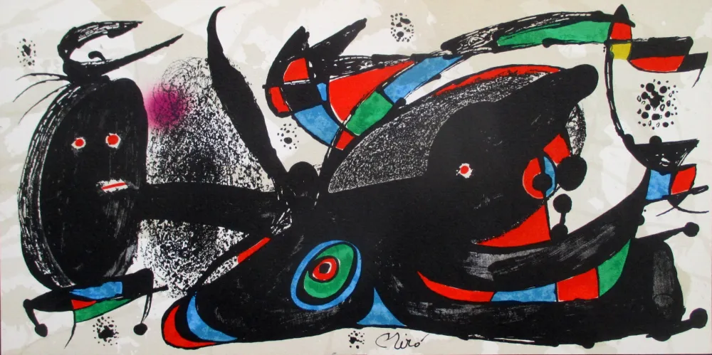 Litografia Miró - Miro Sculpteur Anglais