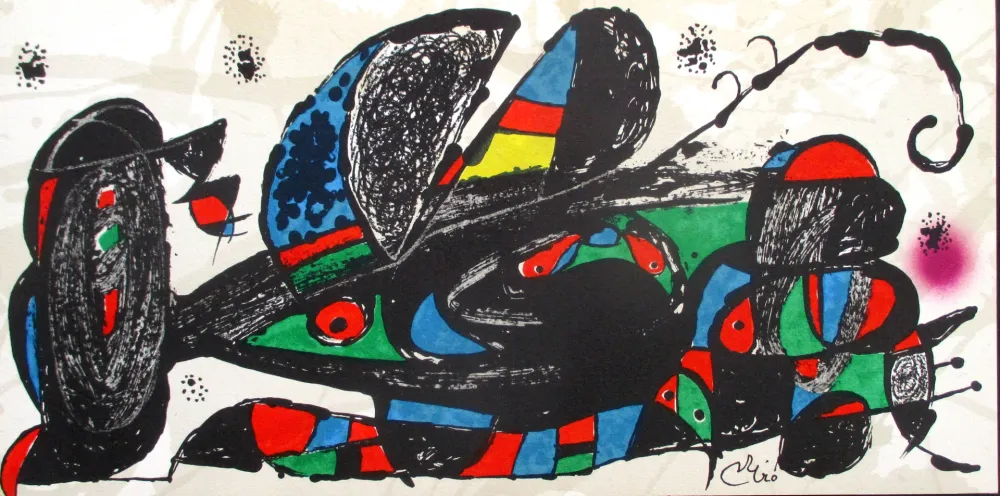 Litografia Miró - Miro Sculpteur Persan
