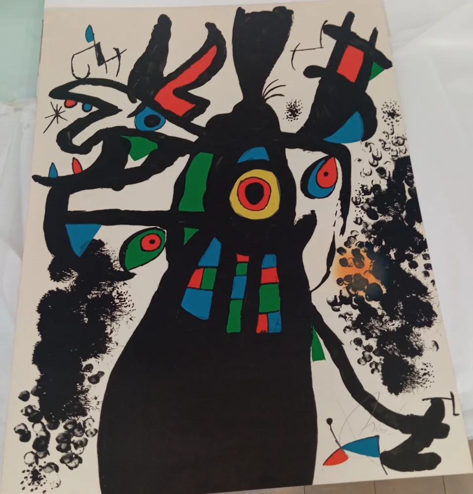Litografia Miró - Montroig 3