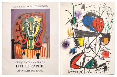 Livro Ilustrado Miró - Mourlot Cinquante années de lithographie Litho Joan MIRO  