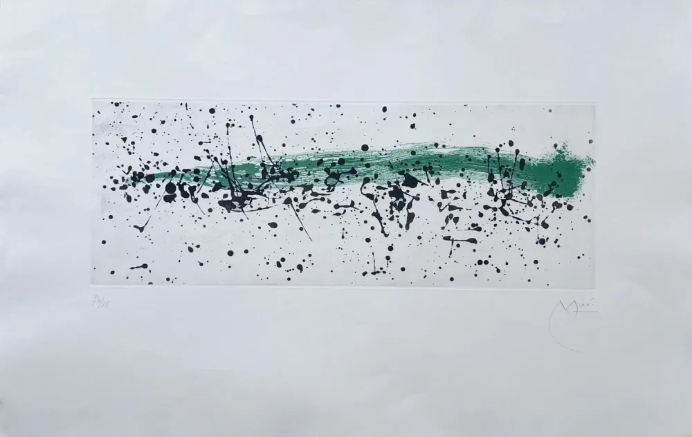 Água-Tinta Miró - Ouvrage du vent I 