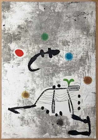 Gravura Miró - Pertsonage