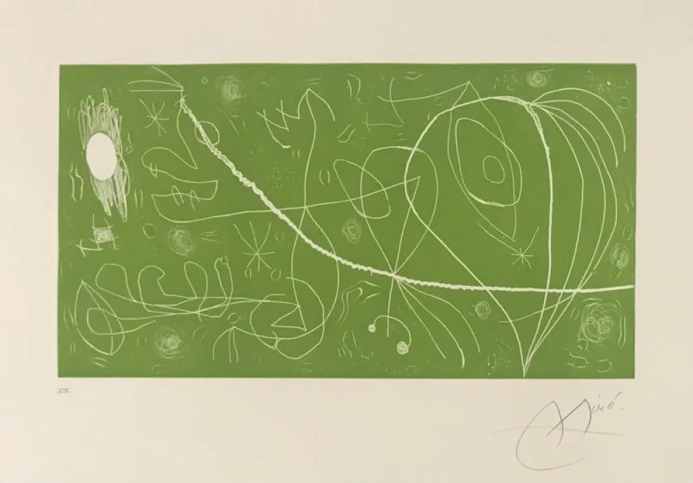 Água-Forte Miró - Picasso I Els Reventos 