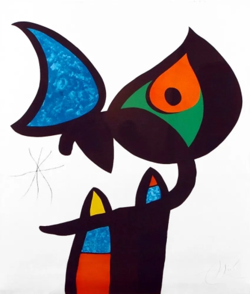 Água-Forte E Água-Tinta Miró - Plate VI from Espriu – Miró