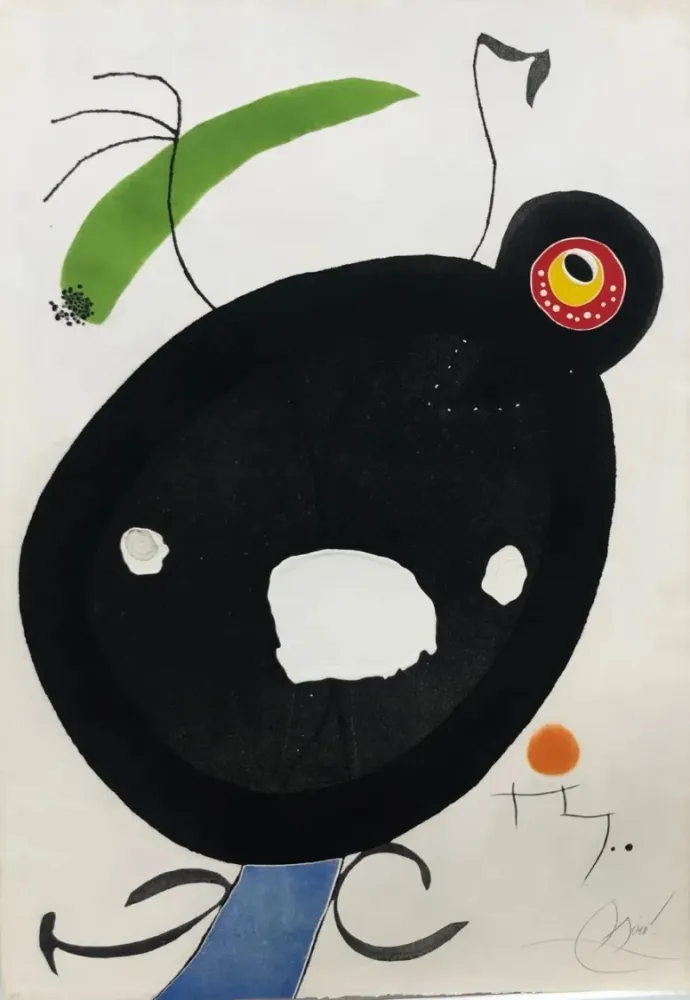 Água-Forte E Água-Tinta Miró - Quatre Colors acarien El Mon IV