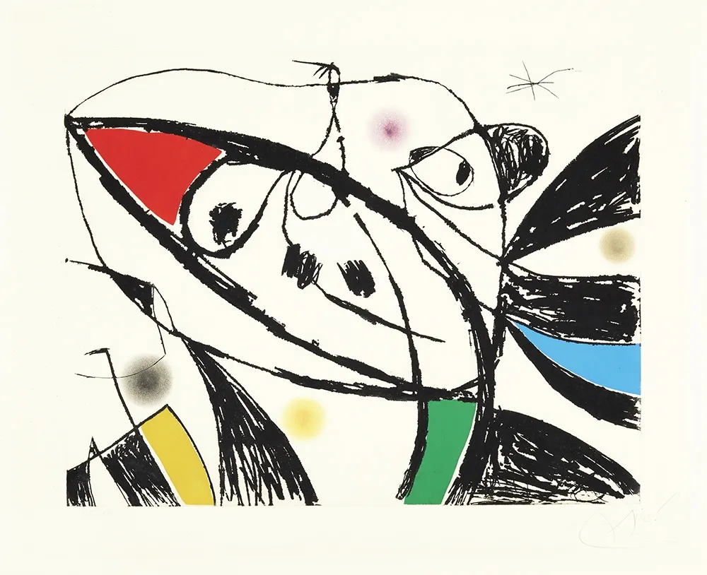 Água-Forte Miró - Serie Mallorca III