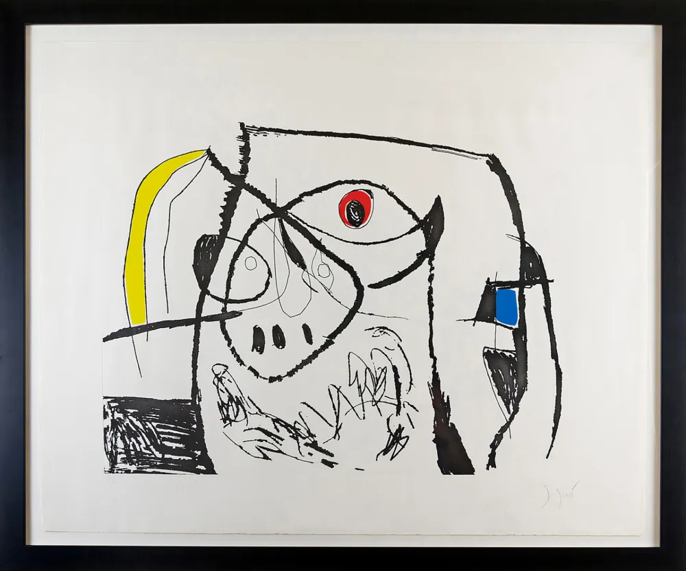 Gravura Miró - Serie Mallorca Plate XII 