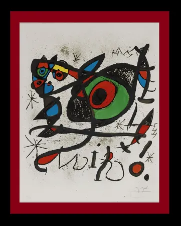 Litografia Miró - Sobreteixims