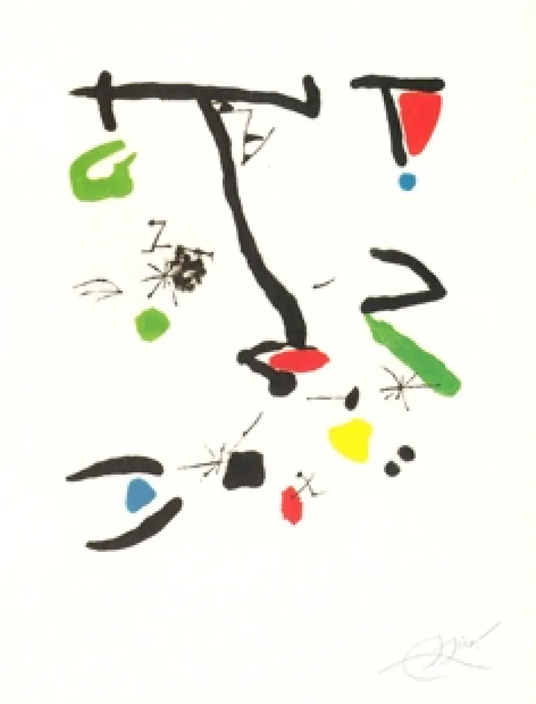 Gravura Miró - Son Abrines
