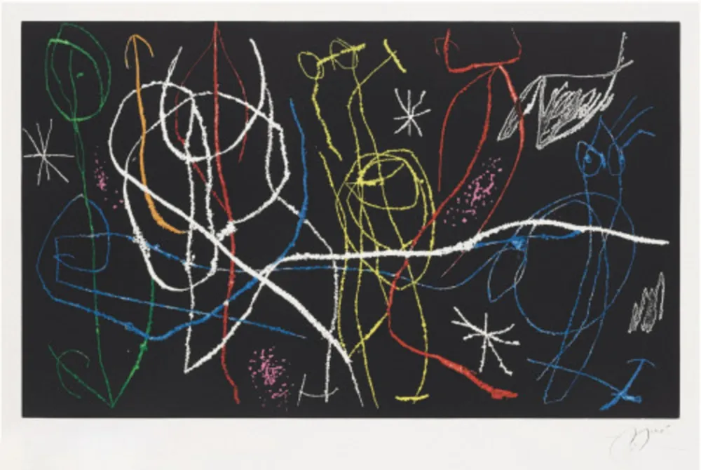 Gravura Miró - Sunday Guest III (L'Invitée du Dimanche)