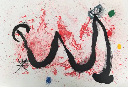 Litografia Miró - The Fire Dance