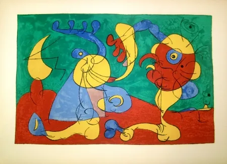Litografia Miró - Ubu Roi
