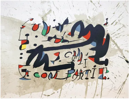 Litografia Miró - Un Cami Compartit