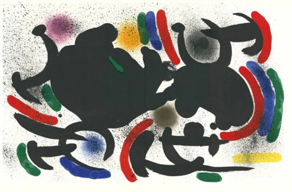 Litografia Miró - Untitled