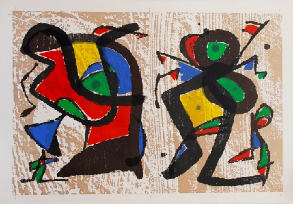 Xilogravura Miró - Untitled