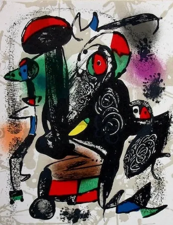 Litografia Miró - Untitled